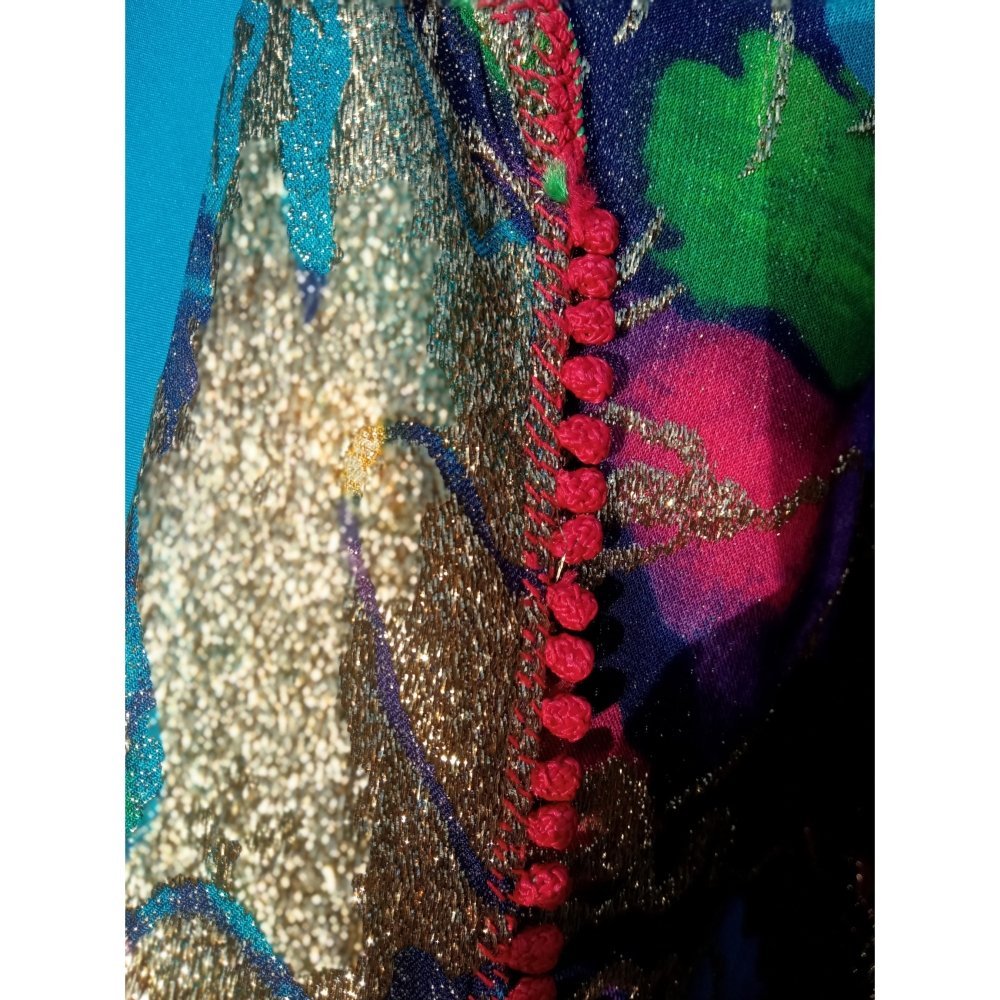 Antique Metallic 2 Piece Moroccan Caftan for Women - Heritage Handmade