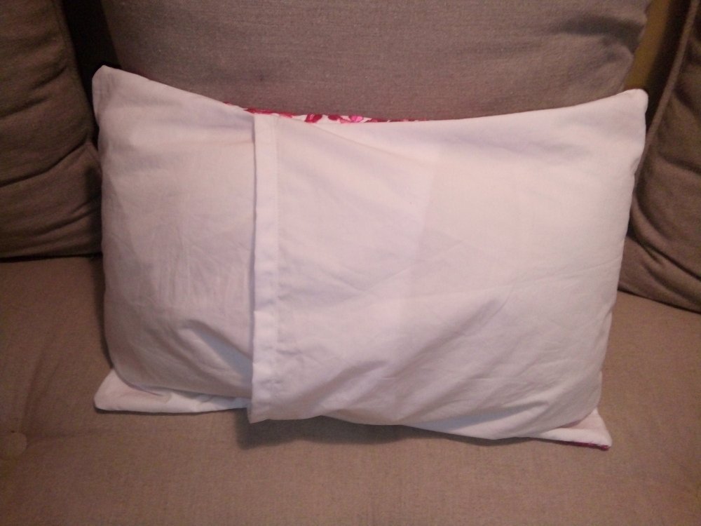 Moroccan pink embroidery cushion handmade - Heritage Handmade