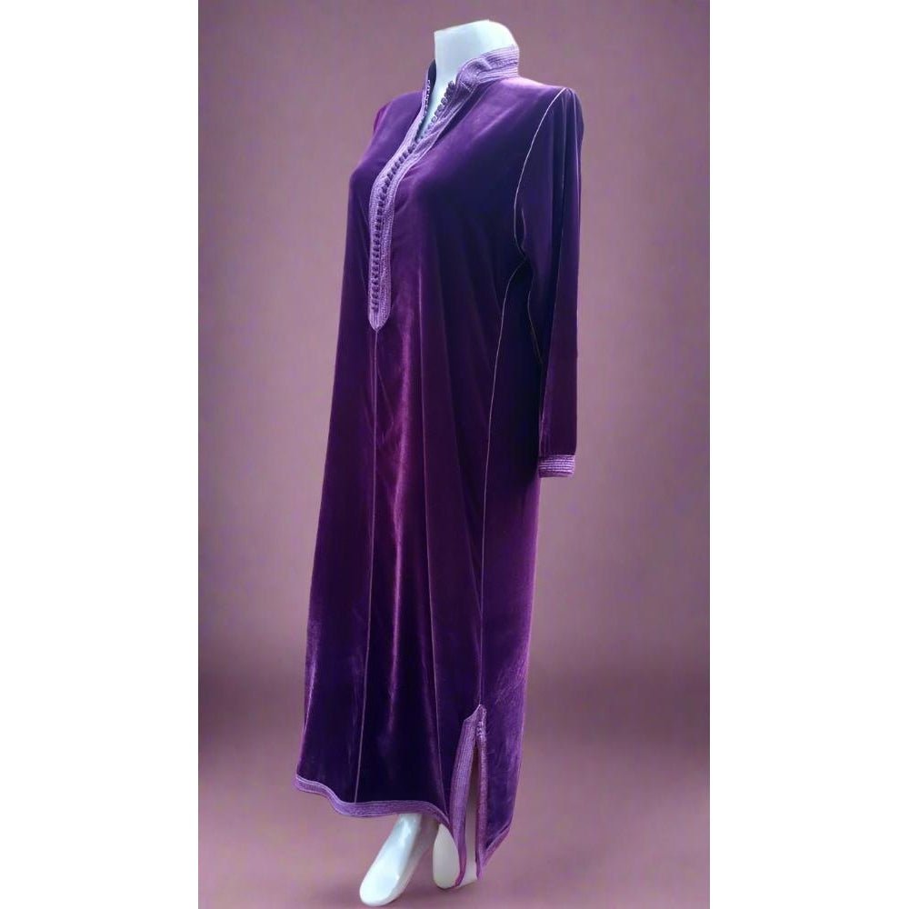 Caftan Velours Achat Caftan Marocain Dressself Caftan Marocain En