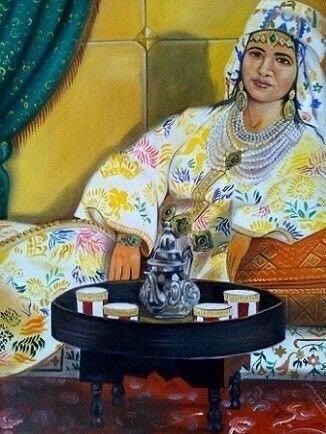 Moroccan Round Hand Carved Solid Wooden Coffee Table - Heritage Handmade