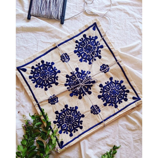 Set of 2 Moroccan Embroidered Pillow cases - Heritage Handmade
