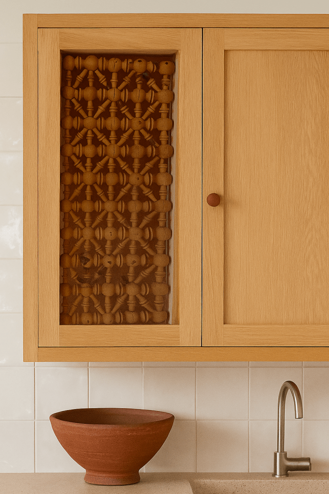 Set of 3 Mashrabiya window panels - Free Shipping