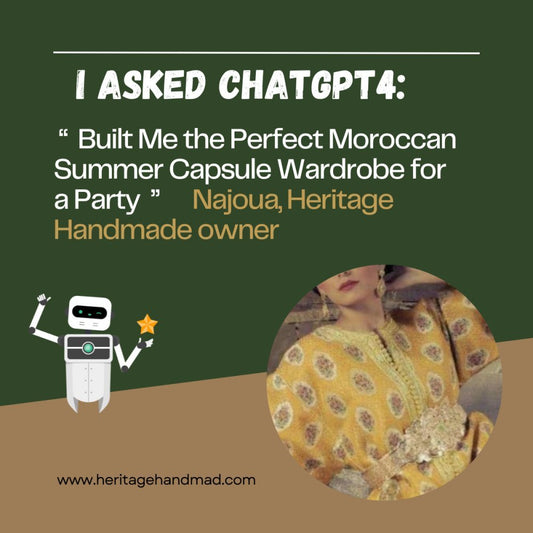 ChatGPT4 Built Me the Perfect Moroccan Summer Capsule Wardrobe for a Party - Heritage Handmade
