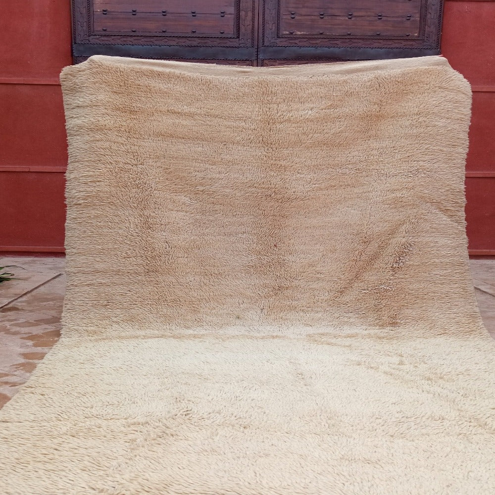 White Beni Ourain Moroccan rug - Heritage Handmade