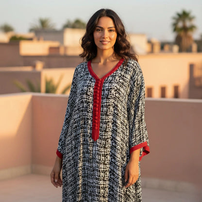 Oversize Sharon Satin kaftan dress