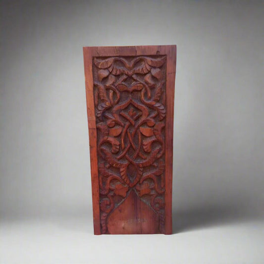 vintage Moroccan islamic panel / hand carved hanging art wall - Heritage Handmade